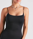 Smooth Essential Square Neck Mini Dress