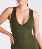 Slice Of Summer V-Neck Tank Maxi Dress