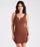 Loving Basics V-Neck Bodycon Tank Dress