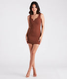 Loving Basics V-Neck Bodycon Tank Dress