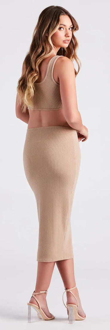 Sultry Mood Cutout Bodycon Midi Dress