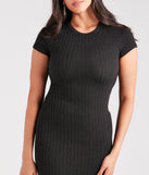 Effortless Chill Crew Neck Knit Dress
