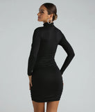 Chic In The City Turtleneck Mini Dress