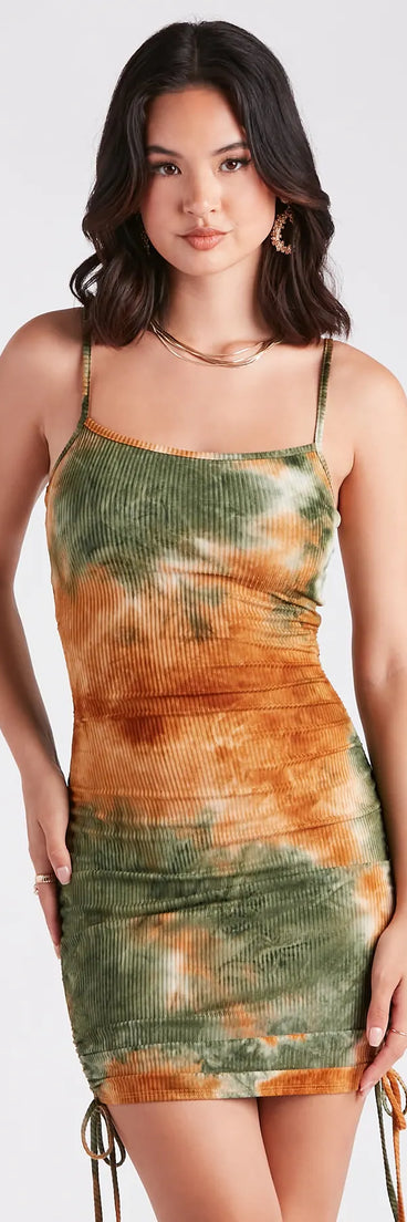Finders Keepers Tie Dye Mini Dress