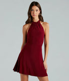 Classic Allure Sleeveless A-Line Short Dress