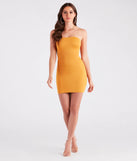 Casually Effortless Smooth Knit Bodycon Mini Dress