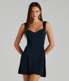 Extra Flare V-Neck Skater Dress