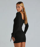 Revamp your 2025 wardrobe with this chic addition, the Simply Amazing Long Bell Sleeve Mini Dress in black, perfect for elevating your style in the new year.