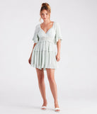 Stylish Sway Ruffled Tiered Short Dress