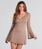 Timeless Classic Cable Knit A-Line Dress