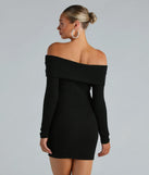 Essential Chic Off-The-Shoulder Mini Dress