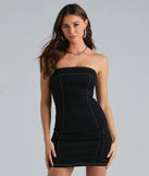 The Can't Deny Strapless Cargo Mini Dress is a mini dress that will make a statement with its short hemline and on-trend details to have you ready for any event!