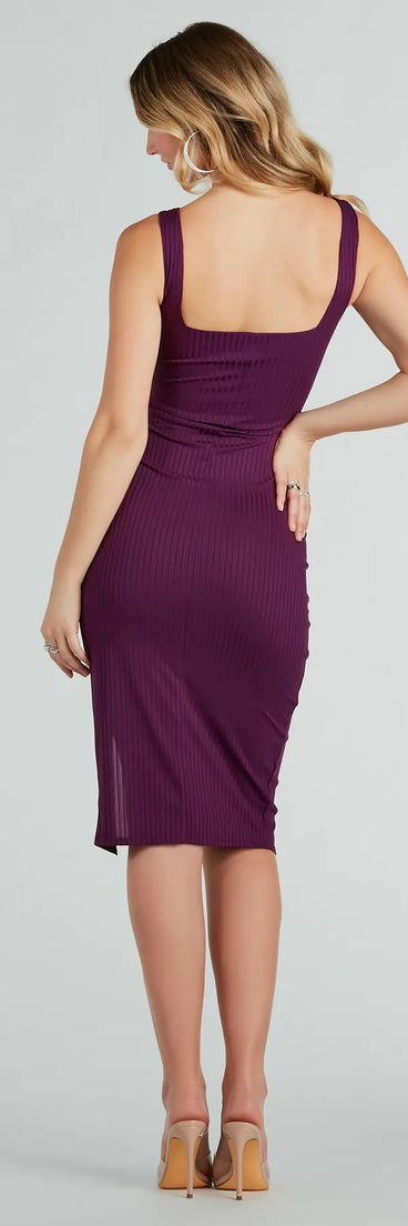 Favorite Tune Sleeveless Tank Midi Dress