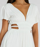 The Spice Things Up V-Neck Cutout Skater Dress is a casual dress for more than special occasions with a fitted or flowy silhouette and accents in the most recent trends!