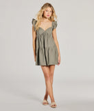 The Beyond Precious V-Neck Ruffle Babydoll Dress is a mini dress that will make a statement with its short hemline and on-trend details to have you ready for any event!