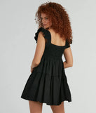 The City Of Love V-Neck Ruffle Babydoll Dress is a casual dress for more than special occasions with a fitted or flowy silhouette and accents in the most recent trends!