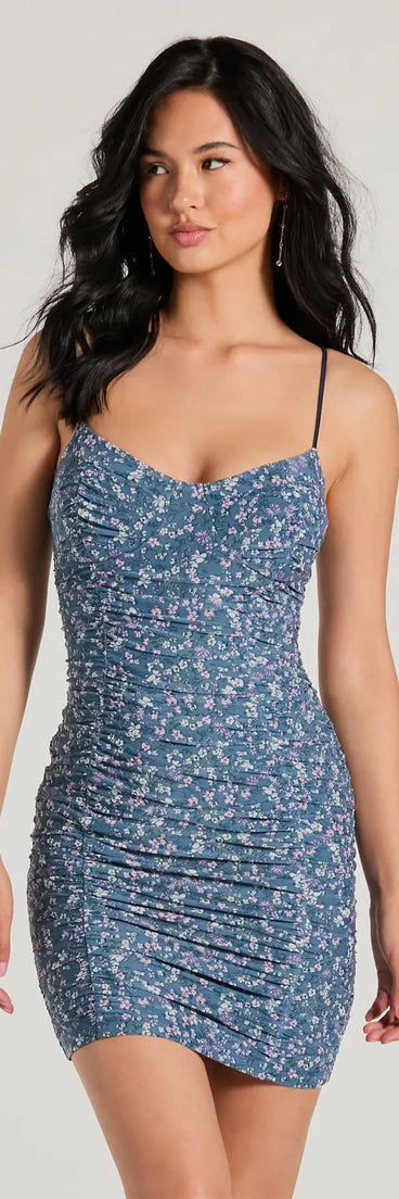 The Sultry Blossom Sweetheart Floral Mesh Mini Dress is a mini dress that will make a statement with its short hemline and on-trend details to have you ready for any event!