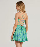 The Think About Me Lace-Up Floral Skater Dress is a casual dress for more than special occasions with a fitted or flowy silhouette and accents in the most recent trends!