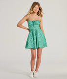 The Think About Me Lace-Up Floral Skater Dress is a mini dress that will make a statement with its short hemline and on-trend details to have you ready for any event!