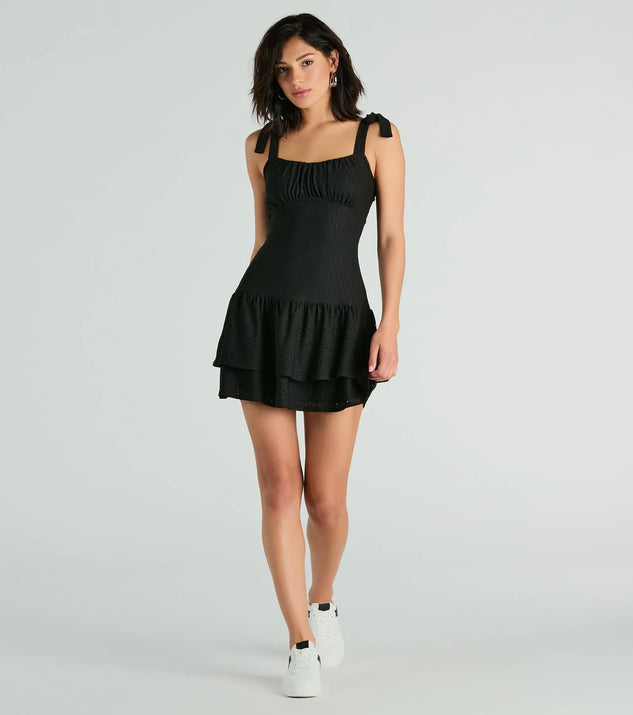 【ANDRESD】frills flare dress / black ANDRESD】frills flare dress | アンドレスド(ANDRESD) | マルイ