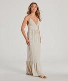 The Covetable Charm V-Neck Ruffled Maxi Dress is a casual dress for more than special occasions with a fitted or flowy silhouette and accents in the most recent trends!