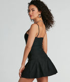 If You Pleats Sleeveless Pleated A-Line Mini Dress