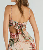 Currently In Paradise V-Neck Tropical Midi Dress