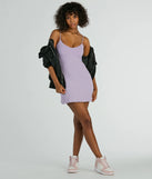 Always Admired Scoop Neck A-Line Mini Dress