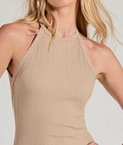 Celebrate the winter holidays in a natural long dress like the Fall Into Fashion Crew Neck Open Back Maxi Dress, designed with timeless charm for party-ready occasions from winter bridesmaid looks to Winter Formal dances.