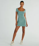 The Oh So Sweet Tie Back A-Line Mini Dress is a mini dress that will make a statement with its short hemline and on-trend details to have you ready for any event!