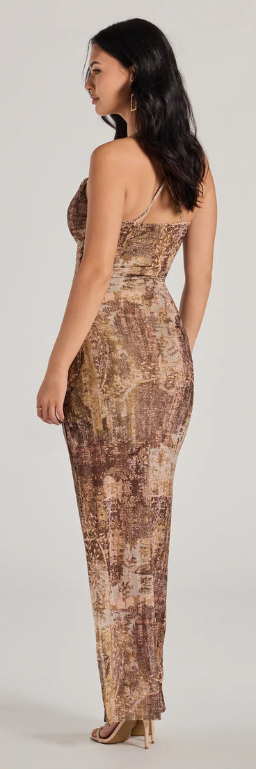 Stay effortlessly stylish on a winter vacation in the The Best Yet Sleeveless Crew Neck Slit Maxi Dress, a brown maxi dress with an elevated fabric and ankle-grazing length for ultimate holiday-ready allure.