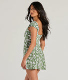 The Charming Ways V-Neck Floral Crepe A-Line Dress is a casual dress for more than special occasions with a fitted or flowy silhouette and accents in the most recent trends!