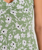 The Charming Ways V-Neck Floral Crepe A-Line Dress is a casual dress for more than special occasions with a fitted or flowy silhouette and accents in the most recent trends!