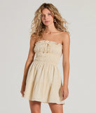 The True Devotion Strapless Ruffle Skater Mini Dress is a mini dress that will make a statement with its short hemline and on-trend details to have you ready for any event!