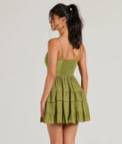 The Charming Allure Tie-Front Ruffled Skater Dress is a casual dress for more than special occasions with a fitted or flowy silhouette and accents in the most recent trends!