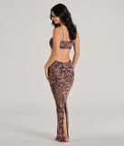 Stay effortlessly stylish on a winter vacation in the Unique Feels Abstract Print Mock Neck Maxi Dress, a black maxi dress with an elevated fabric and ankle-grazing length for ultimate holiday-ready allure.