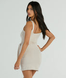 Whether you're headed to brunch or running errands, the Forever Chic Sleeveless Wrap Mini Dress in natural delivers effortless style in a breathable, go-to casual dress.
