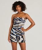 The Feeling Amazing Strapless Tie-Dye Mini Dress is a mini dress that will make a statement with its short hemline and on-trend details to have you ready for any event!