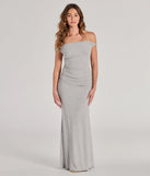 Make a bold statement in the Casual Chic Ruched Ribbed Knit Maxi Dress in gray, the perfect spring dress for weddings, cocktail hours, nights out, and/or seasonal celebrations.