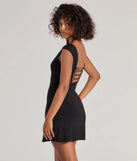 Revamp your 2025 wardrobe with this chic addition, the Whimsical Glam Bow and Lace Mini Dress in black, perfect for elevating your style in the new year.