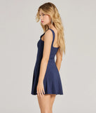 The Definite Beauty V-Neck A-Line Mini Dress is a mini dress that will make a statement with its short hemline and on-trend details to have you ready for any event!