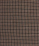 Step into winter chic with the Pretty In Plaid Drop Waist A-Line Mini Dress, a brown mini dress featuring an above-the-knee cut ideal for cocktail parties, festive gatherings, or clubwear.