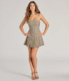 The Memorable Vibe Strapless Plaid Pleated Mini Dress is a mini dress that will make a statement with its short hemline and on-trend details to have you ready for any event!