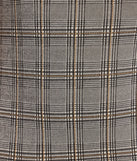 Whether you're headed to brunch or running errands, the Autumn Attitude Strapless Pleated Plaid Mini Dress in gray delivers effortless style in a breathable, go-to casual dress.