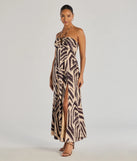 Make a bold statement in the Chic Breezes Halter Boho Satin Maxi Dress in black, the perfect spring dress for weddings, cocktail hours, nights out, and/or seasonal celebrations.