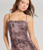 Make a bold statement in the Artsy Babe Paisley Bodycon Slit Midi Dress in plum, the perfect spring dress for weddings, cocktail hours, nights out, and/or seasonal celebrations.