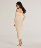Whether you're headed to brunch or running errands, the Sharp Lines Asymmetrical Long Sleeve Midi Dress in ivory delivers effortless style in a breathable, go-to casual dress.