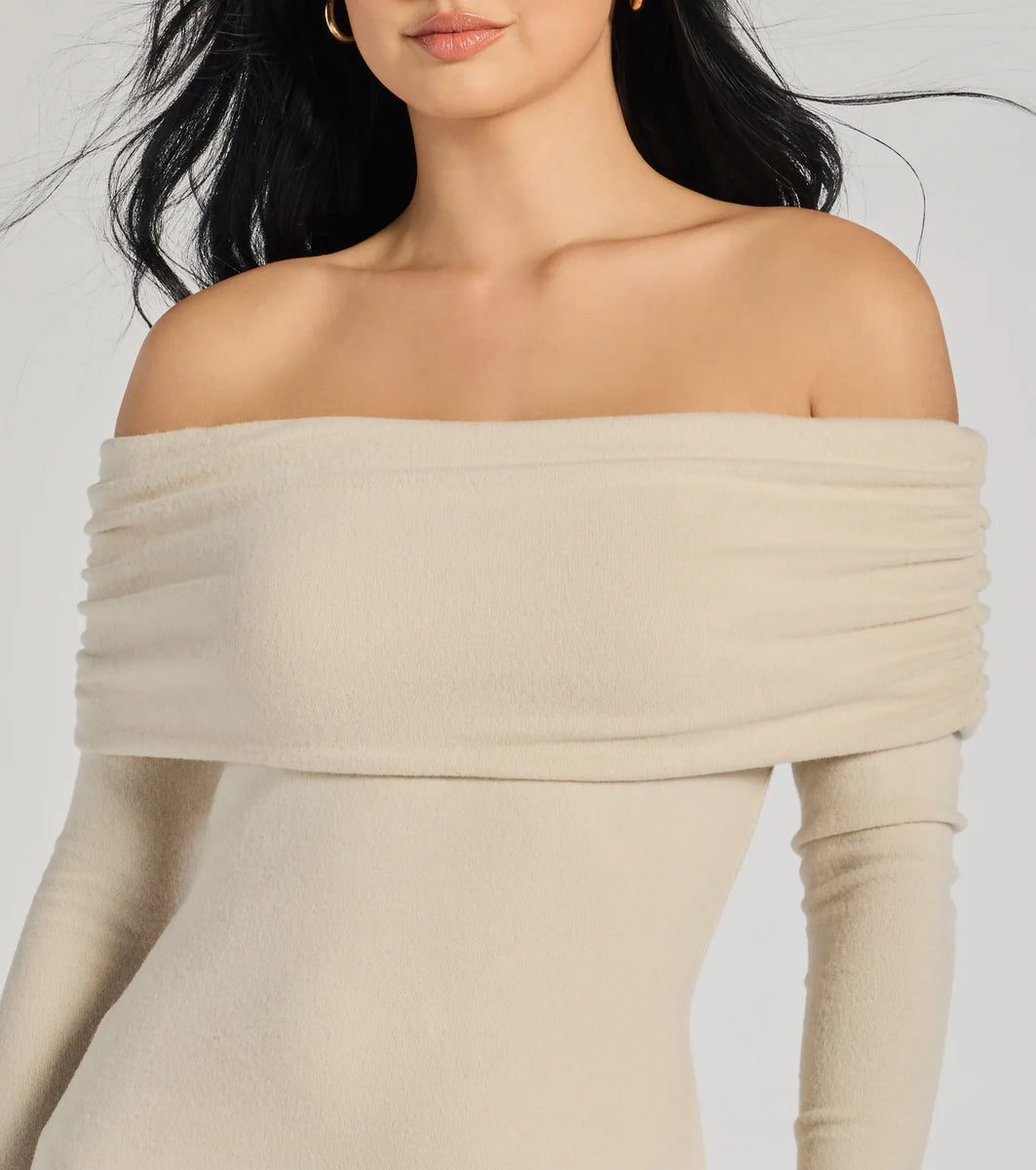 Casually Classic Long Sleeve Midi Dress & Windsor