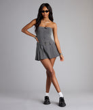 Preppy Edit Pinstripe Mini Dress
