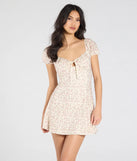 Feel confident and photo-ready in the So Lovely Floral Eyelet Mini Dress, a natural graduation dress perfect for 2025 ceremonies and parties.